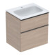 Geberit Möbel-Waschtischset iCon 60x63x48cm, we/KeraTe, Ei, Gr. lava matt-1