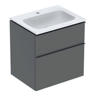 Geberit Möbel-Waschtischset iCon 60x63x48cm, we/KeraTe, Ko/Fr/Gr la. matt