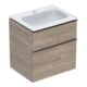 Geberit Möbel-Waschtischset iCon 60x63x48cm, we., nuss/Griff lava matt-1