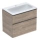 Geberit Möbel-Waschtischset iCon 75x63x48cm, we., nuss/Griff lava matt-1