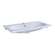 Geberit Möbelwaschtisch Acanto 90x48cm, m Hahnloch, mit Überlauf, weiß