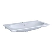 Geberit Möbelwaschtisch Acanto 90x48cm, m Hahnloch, mit Überlauf, weiß-1
