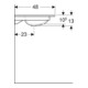 Geberit Möbelwaschtisch iCon 120x48cm, Hahnl. li + re, o. ÜL, weiß-5