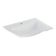 Geberit Möbelwaschtisch iCon 60x48cm, Hahnl. mit., o. ÜL, we/KeraTe