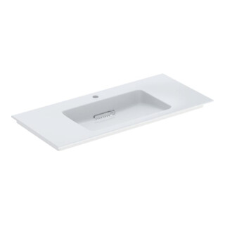 Geberit Möbelwaschtisch One 105cm, HL mit., o. ÜL, we. K-Tect/Bl we.