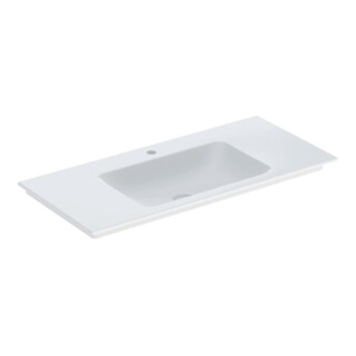 Geberit Möbelwaschtisch One 105x48cm, Hahnl. mit., o. ÜL, we. K-Tect