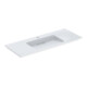 Geberit Möbelwaschtisch One 120cm, HL mit., o. ÜL, we. K-Tect/Bl we.-1