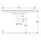 Geberit Möbelwaschtisch One 120cm, HL mit., o. ÜL, we. K-Tect/Bl we.