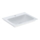 Geberit Möbelwaschtisch One 60x48cm, Hahnl. mit., o. ÜL, we. K-Tect-1