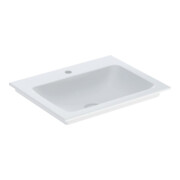 Geberit Möbelwaschtisch One 60x48cm, Hahnl. mit., o. ÜL, we. K-Tect