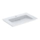 Geberit Möbelwaschtisch One 75cm, HL mit., o. ÜL, we. K-Tect/Bl we.-1