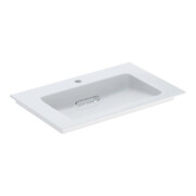 Geberit Möbelwaschtisch One 75cm, HL mit., o. ÜL, we. K-Tect/Bl we.