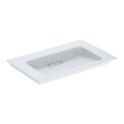 Geberit Möbelwaschtisch One 75cm, o. Hahnl. + ÜL, we. K-Tect/Bl weiß