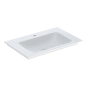 Geberit Möbelwaschtisch One 75x48cm, Hahnl. mit., o. ÜL, we. K-Tect