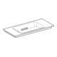 Geberit Möbelwaschtisch One 90x40cm, o HL, Ü vd, w K-Tect/Bl we. gl-2