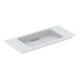 Geberit Möbelwaschtisch One 90x40cm, o HL, Ü verd., we. K-Tect/Bl vc-1