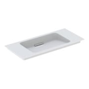 Geberit Möbelwaschtisch One 90x40cm, o HL, Ü verd., we. K-Tect/Bl vc