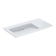 Geberit Möbelwaschtisch One 90x47,5cm, o Ü, w K-Tec/Bl w, o. Hahnl.