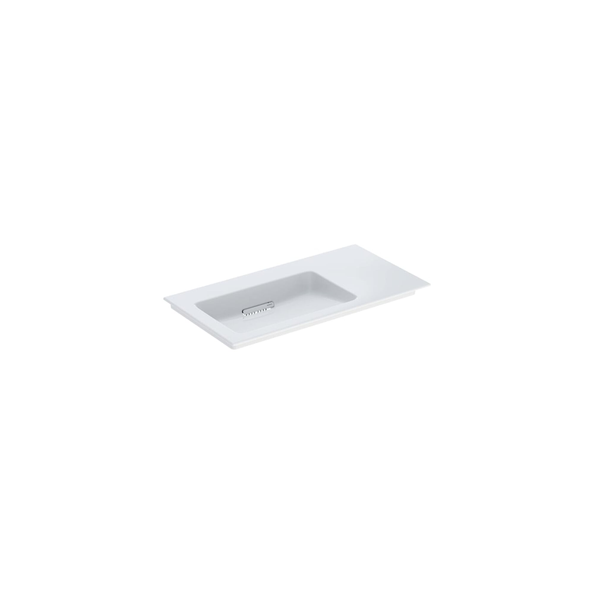 Geberit Möbelwaschtisch One 90x47,5cm, o Ü, w K-Tec/Bl w, o. Hahnl.