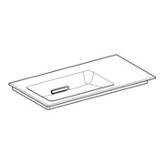 Geberit Möbelwaschtisch One 90x47,5cm, o Ü, w K-Tec/Bl w, o. Hahnl.-2