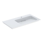 Geberit Möbelwaschtisch One 90x48cm, o Ü, w K-Tect/Bl we., Hahnl. re