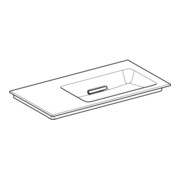 Geberit Möbelwaschtisch One 90x48cm, o Ü, w K-Tect/Bl we., o. Hahnl.-2