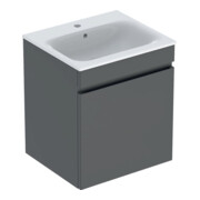 Geberit Möbelwaschtisch-Set Renova Plan 55x62,2x48cm, Kor/Fr. la mt/WT we/KeraTe