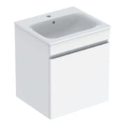 Geberit Möbelwaschtisch-Set Renova Plan 55x62,2x48cm, Kor/Fr. w hg, WT we/KeraTe