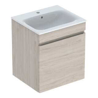 Geberit Möbelwaschtisch-Set Renova Plan 55x62,2x48cm, KP N h be., WT we/KeraTe