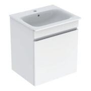 Geberit Möbelwaschtisch-Set Renova Plan 60x62,2x48cm, Kor/Fr. w hochgl., WT we.
