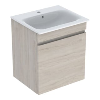 Geberit Möbelwaschtisch-Set Renova Plan 60x62,2x48cm, KP N h be., WT we/KeraTe