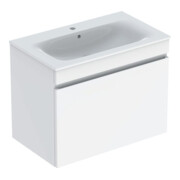 Geberit Möbelwaschtisch-Set Renova Plan 80x62,2x48cm, Kor/Fr. w hochgl., WT we.