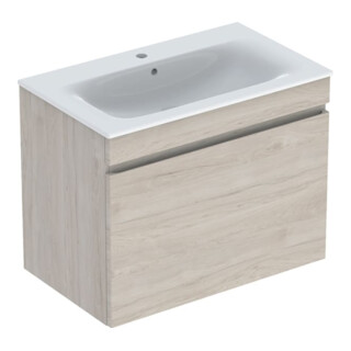 Geberit Möbelwaschtisch-Set Renova Plan 80x62,2x48cm, KP N h be., WT we/KeraTe