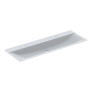 Geberit Möbelwaschtisch Xeno2 140x48cm, 2 HL, o. Überlauf, weiß-alpin