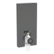 Geberit Monolith Plus Module WC sur pied H 101 cm, façade verre laqué, aluminium satiné chromé-1