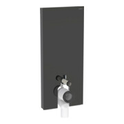 Geberit Monolith Plus module WC sur pied H 114 cm, Blanc brillant, Aluminium noir chromé