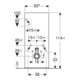 Geberit Monolith Plus Module WC suspendu H 114 cm, blanc brillant, face aluminium-5