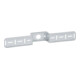 Geberit Montageplatte abges., m Bef.-Mat., vz, f einf. Armatur-1