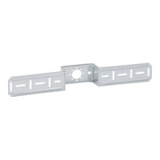 Geberit Montageplatte abges., m Bef.-Mat., vz, f einf. Armatur