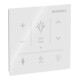 Geberit Panneau de commande mural AquaClean Sela pour montage apparent, surface verre/blanc-1