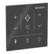 Geberit Panneau de commande mural AquaClean Sela pour montage apparent, surface verre/noir-1