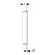 Geberit Panneau de commande mural AquaClean Sela pour montage apparent, surface verre/noir-5