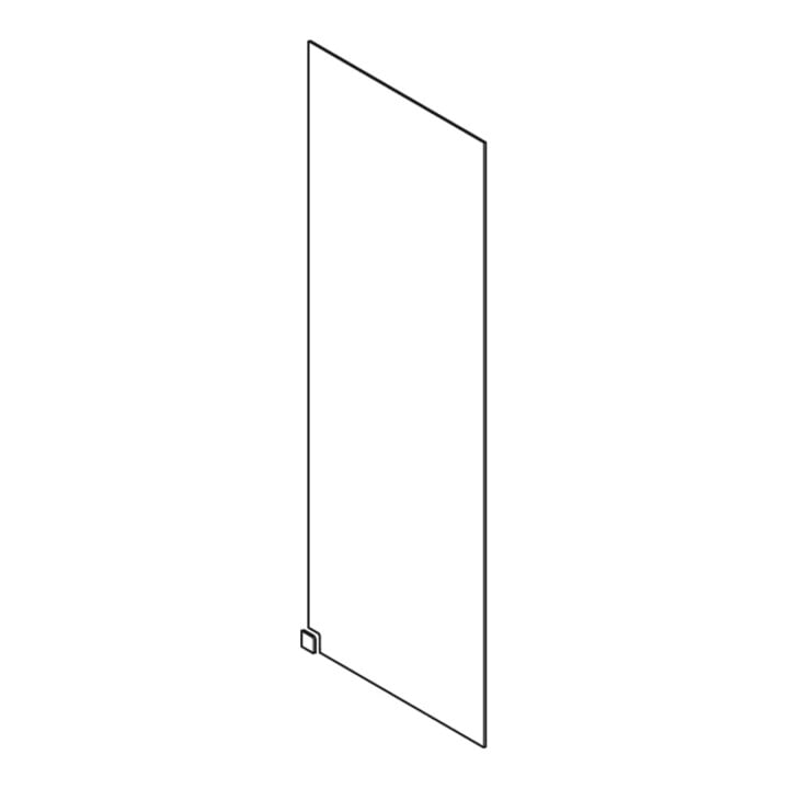 Geberit Paroi de douche Walk-in 140x200x0,8 cm, sans cadre, pour installation en verre