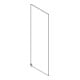 Geberit Paroi de douche Walk-in 90x200x0,8cm, pour installation en verre, sans cadre