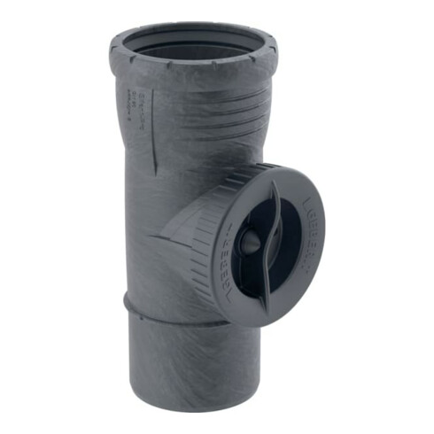 Geberit Pièce de nettoyage Silent Pro DN 150, 90° gr, avec ouverture de service ronde