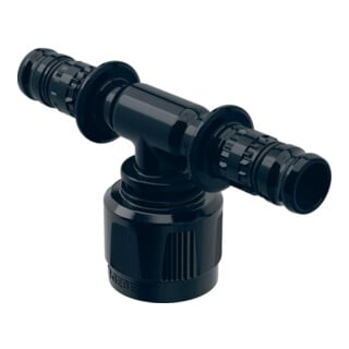 Geberit pièce en T de transition Mepla d 20mm/MF20/d=16, m MasterFix, DG, PVDF