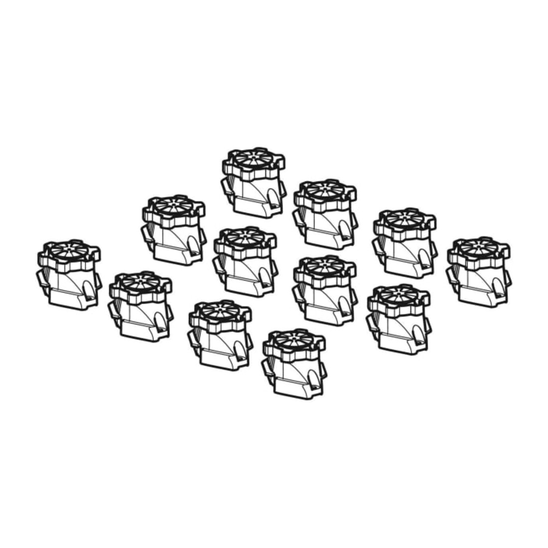 Geberit Pieds pour bac à douche, 6-12 cm