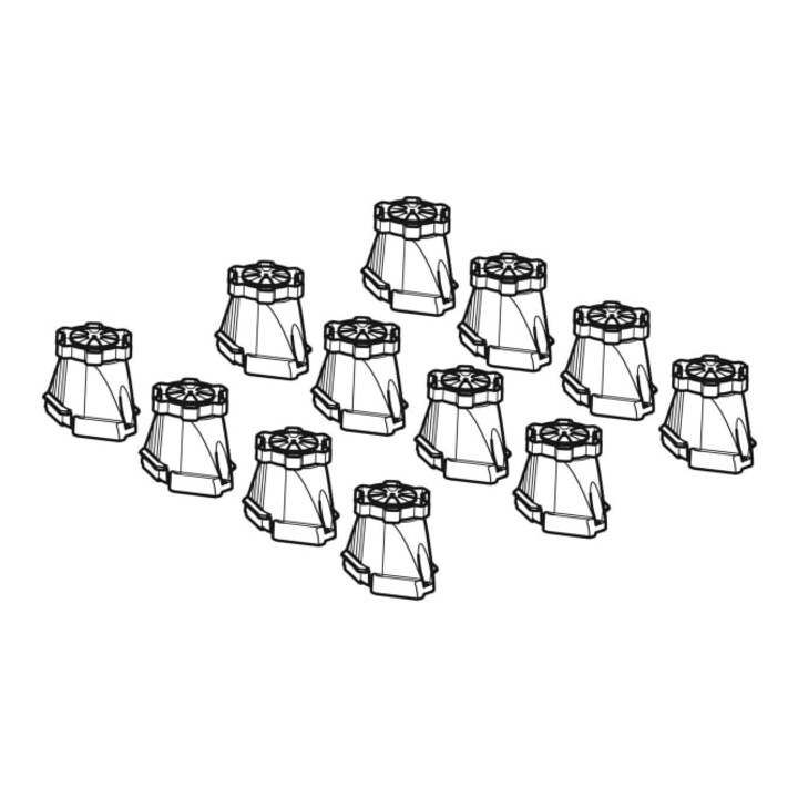 Geberit Pieds pour receveur de douche, 9-21 cm