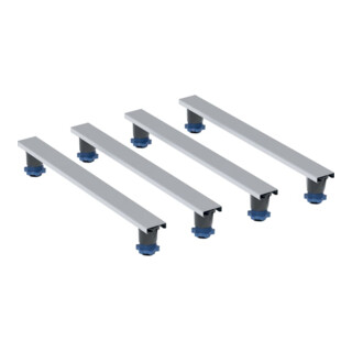 Geberit Pieds/Traverses dès 140 cm, résine minérale DW, 80x7,3x9-21 cm