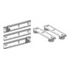 Geberit Pieds/Traverses pour receveurs de douche en acrylique, 7,3x42,5 cm-4